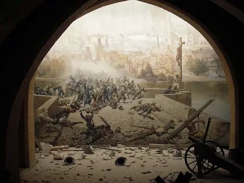 Battle on Charles Bridge - 1648